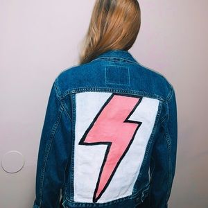 levi’s painted jean jacket